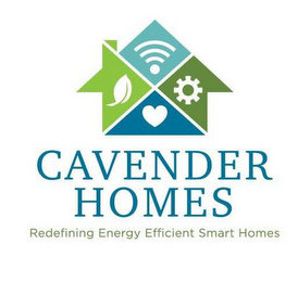 CAVENDER HOMES REDEFINING ENERGY EFFICIENT SMART HOMES logo