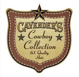 CAVENDER'S COWBOY COLLECTION 6X QUALITYHATS logo