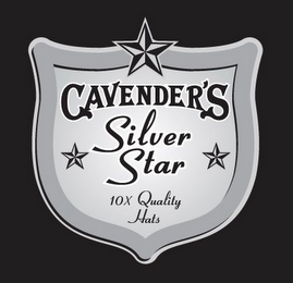 CAVENDER'S SILVER STAR 10X QUALITY HATS logo