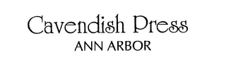 CAVENDISH PRESS ANN ARBOR logo
