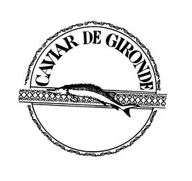 CAVIAR DE GIRONDE logo