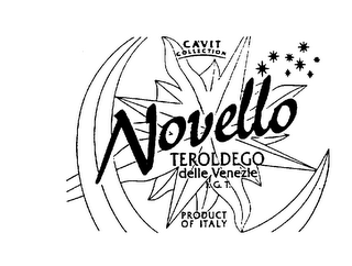 CA'VIT COLLECTION NOVELLO TEROLDEGO DELLE VENEZIE I.G.T. logo