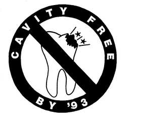 CAVITY FREE BY '93 logo