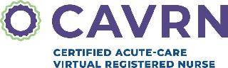 CAVRN CERTIFIED ACUTE-CARE VIRTUAL REGISTERED NURSE logo
