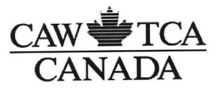 CAW TCA - CANADA logo