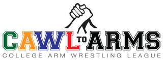 CAWL TO ARMS COLLEGE ARM WRESTLING LEAGUE logo