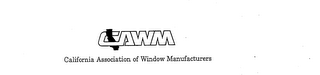 CAWM CALIFORNIA ASSOCIATION OF WINDOW MANUFACTURERS logo