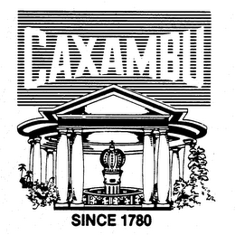 CAXAMBU SINCE 1780 logo