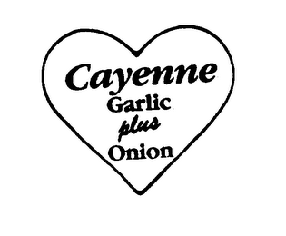 CAYENNE GARLIC PLUS ONION logo