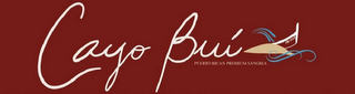 CAYO BUÍ PUERTO RICAN PREMIUM SANGRIA PR-2013 logo