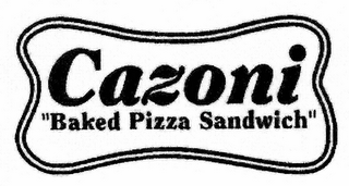 CAZONI "BAKED PIZZA SANDWICH" logo