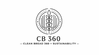 CB 360  ― CLEAN BREAD 360 + SUSTAINABILITY ― logo