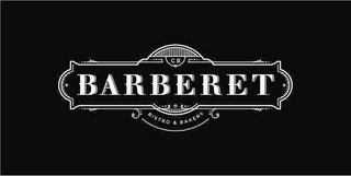 CB BARBERET BISTRO & BAKERY logo