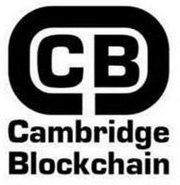 CB CAMBRIDGE BLOCKCHAIN logo