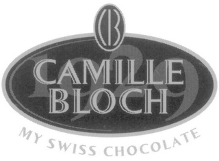 CB CAMILLE BLOCH MY SWISS CHOCOLATE 1929 logo