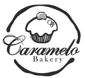 CB CARAMELO BAKERY logo