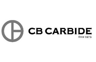 CB CARBIDE SINCE 1973 logo