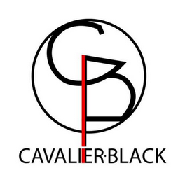 CB CAVALIER BLACK logo