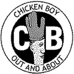 CB CHICKEN BOY OUT AND ABOUT logo