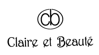 CB CLAIRE ET BEAUTÉ logo