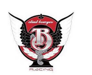 CB CLINT BOWYER RACING logo