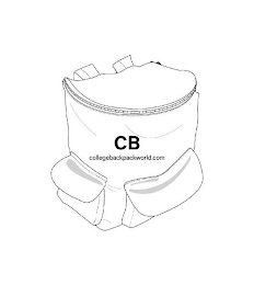 CB COLLEGEBACKPACKWORLD.COM logo