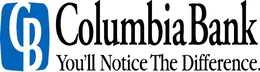 CB COLUMBIA BANK YOU'LL NOTICE THE DIFFERENCE. logo