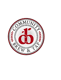 CB COMMUNITY BREW & TAP logo