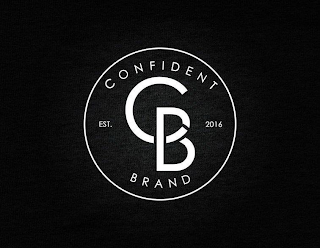 CB CONFIDENT BRAND EST. 2016 logo