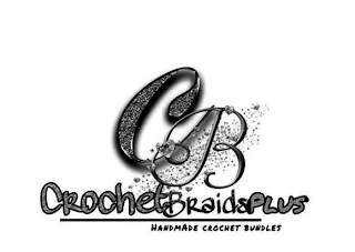CB CROCHETBRAIDSPLUS HANDMADE CROCHET BUNDLES logo
