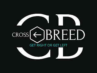 CB CROSS BREED GET RIGHT OR GET LEFT logo
