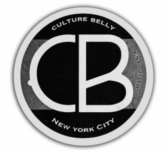 CB CULTURE BELLY NEW YORK CITY EST. 2018 logo
