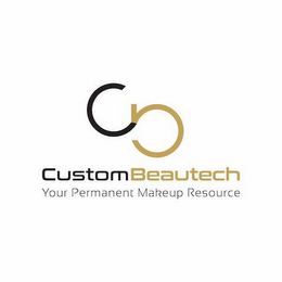 CB CUSTOM BEAUTECH YOUR PERMANENT MAKEUP RESOURCE logo