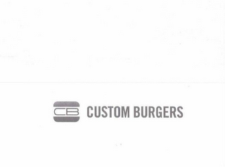 CB CUSTOM BURGERS logo