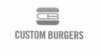 CB CUSTOM BURGERS logo