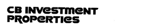 CB INVESTMENT PROPERTIES logo