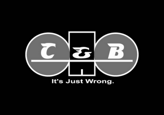 C&B IT'S JUST WRONG. logo