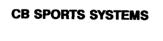 CB SPORTS SYSTEMS logo