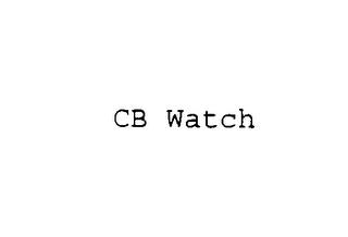CB WATCH logo