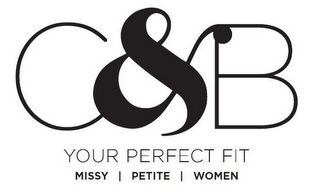 C&B YOUR PERFECT FIT MISSY PETITE WOMEN logo