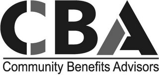 CBA COMMUNITY BENEFITS ADVISORS logo