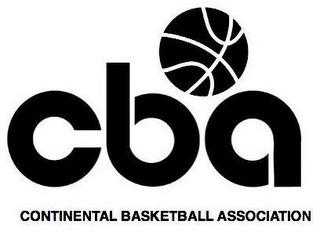 CBA CONTINENTAL BASKETBALL ASSOCIATION logo