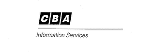 CBA INFORMATION SERVICES logo