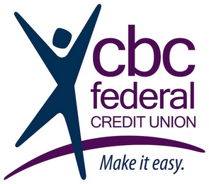 CBC FEDERAL CREDIT UNION. MAKE IT EASY. logo