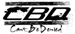 CBD CAN'T BE DENIED logo