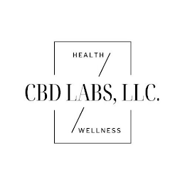 CBD LABS, LLC. HEALTH WELLNESS logo