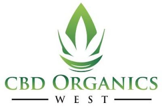CBD ORGANICS WEST logo