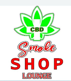 CBD SMOKE SHOP LOUNGE logo