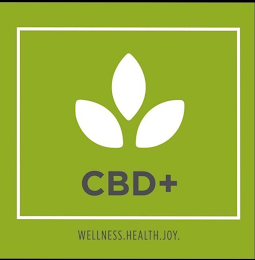 CBD+ WELLNESS. HEALTH. JOY. logo
