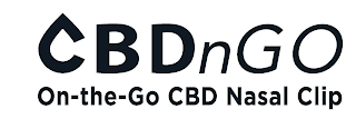 CBDNGO ON-THE-GO CBD NASAL CLIP logo